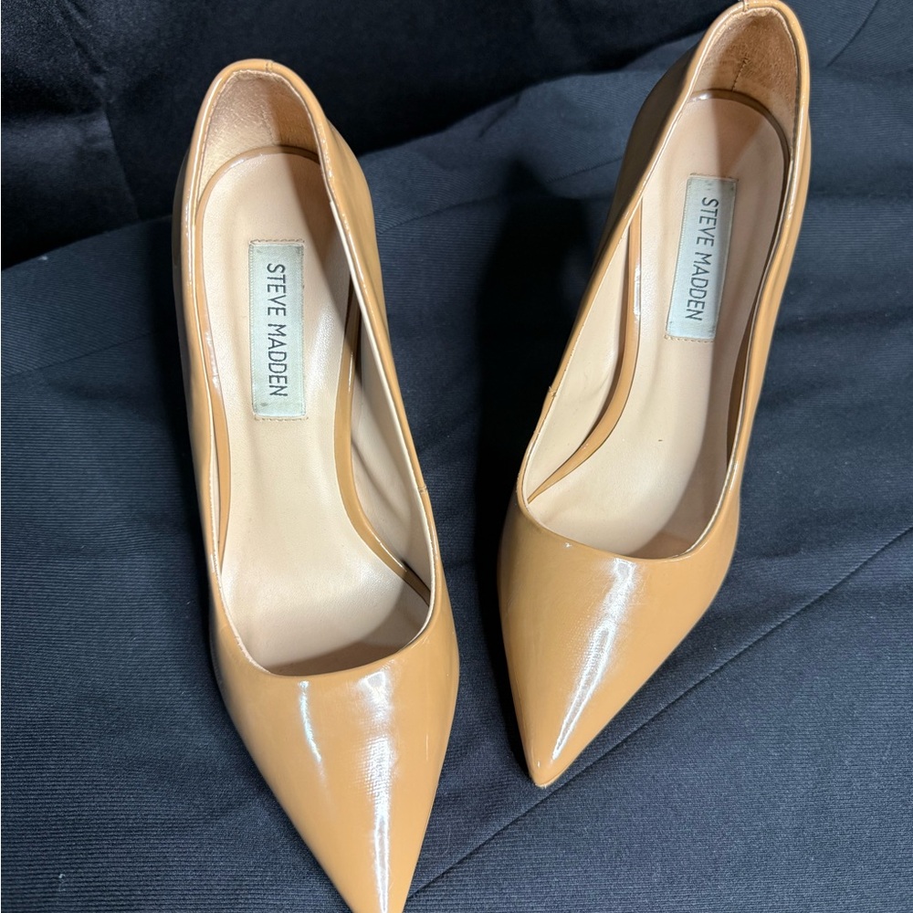 Steve Madden Camel Pointed Toe Heels